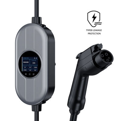 24A EV EVSE bộ sạc nhà điều chỉnh gắn trên tường