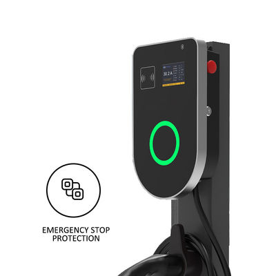 Bộ sạc xe điện ngoài trời gắn trên tường 380v được chứng nhận RoHS